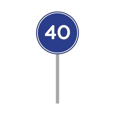 road sign vector for website symbol