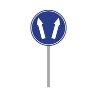 road sign vector for website symbol