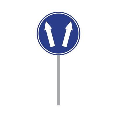 road sign vector for website symbol