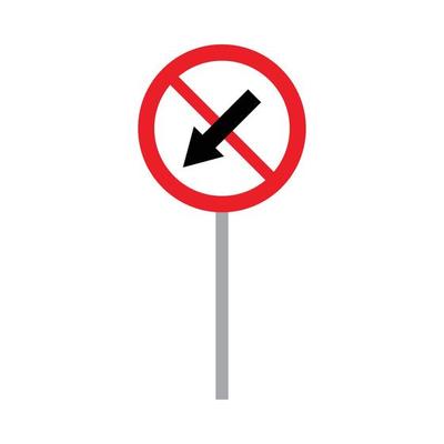 road sign vector for website symbol