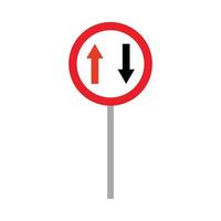 road sign vector for website symbol