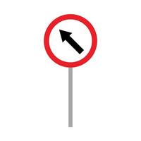 road sign vector for website symbol