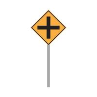 road sign vector for website symbol