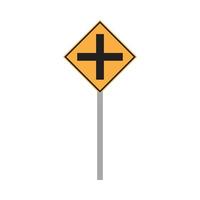 road sign vector for website symbol