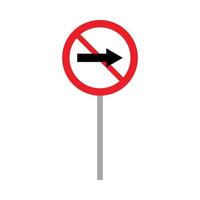 road sign vector for website symbol