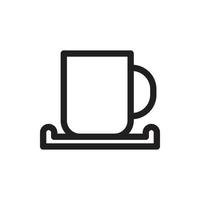 cup vector for website icon symbol