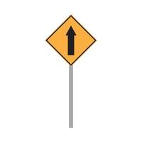 road sign vector for website symbol