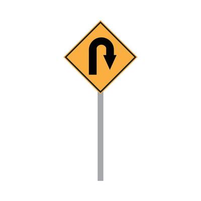 road sign vector for website symbol