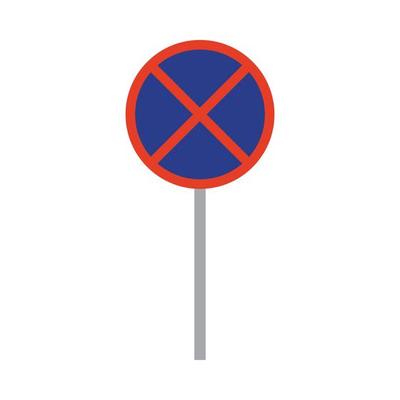 road sign vector for website symbol