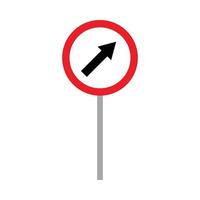 road sign vector for website symbol