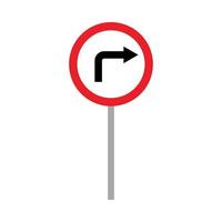 road sign vector for website symbol