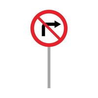 road sign vector for website symbol