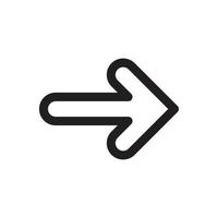 Arrow for web, symbol, icon vector