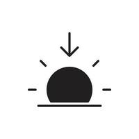 sunset vector for icon symbol web illustration