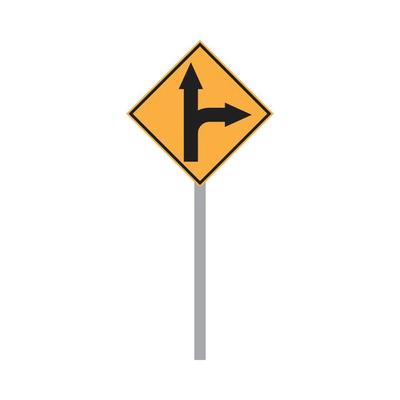 road sign vector for website symbol