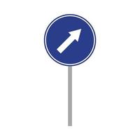 road sign vector for website symbol