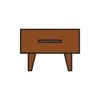 Cabinet wardrobe vector for website presentation symbol