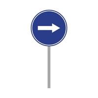 road sign vector for website symbol
