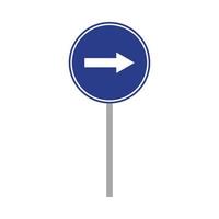 road sign vector for website symbol