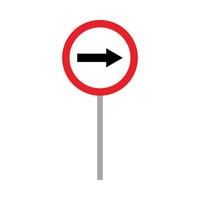 road sign vector for website symbol