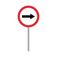 road sign vector for website symbol