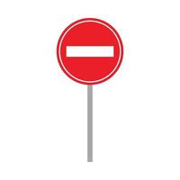 road sign vector for website symbol