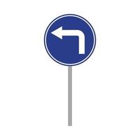 road sign vector for website symbol