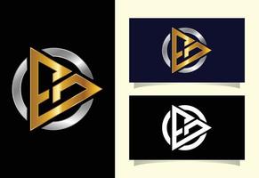 letra inicial, por ejemplo, vector de diseño de logotipo. símbolo del alfabeto gráfico para la identidad empresarial corporativa