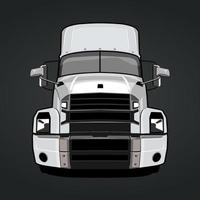 semi truck illustration design vector