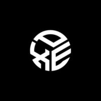 PXE letter logo design on black background. PXE creative initials letter logo concept. PXE letter design. vector