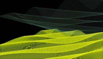 Abstract 3d mesh wave background. Futuristic technology style. Elegant background for business presentations. photo