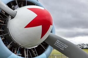 Goodwood, West Sussex, UK, 2012-Propeller of an Old Russian Plane photo