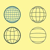 Globe icons design vector illustration