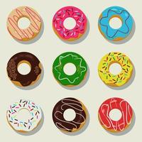 Donuts vector illustration. Food concept