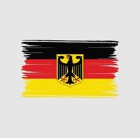 trazos de pincel de bandera de alemania. bandera nacional