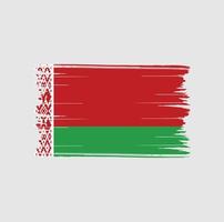 Belarus Flag Brush Strokes. National Flag vector