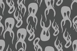 abstract fire seamless repeat pattern vector