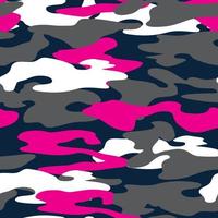 mosaico de patrón de repetición perfecta de camuflaje vector