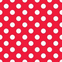 Polka dot seamless repeat pattern vector