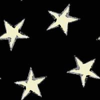 Sketchy Star seamless repeat pattern vector