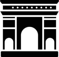 ilustración vectorial de la puerta delhi en un fondo. símbolos de calidad premium. iconos vectoriales para el concepto y el diseño gráfico. vector