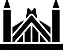 faisal mosque vector illustration on a background.Premium quality symbols.vector icons for concept and graphic design.