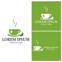 Green tea icon and symbol vector template