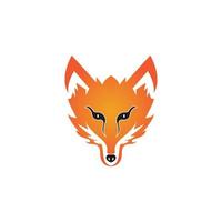 Fox vector illustration icon and symbol