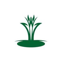 Nature leaf icon and symbol template vector
