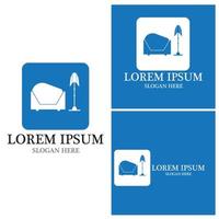 Furniture icon and symbol vector template