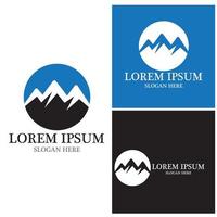 Mountain icon Logo vector template