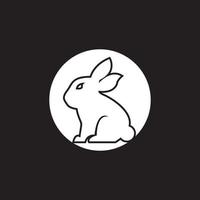 Rabbit vector icon illustration design