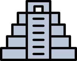 mayan pyramid vector illustration on a background.Premium quality symbols.vector icons for concept and graphic design.