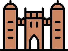 building vector illustration on a background.Premium quality symbols.vector icons for concept and graphic design.